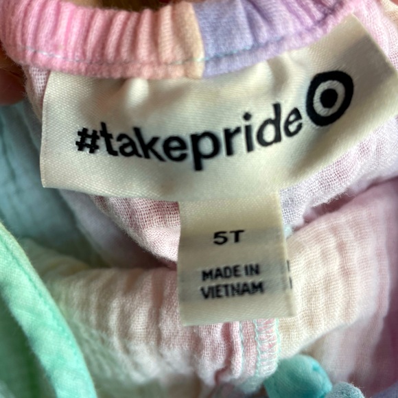 Summer Romper - Target Pride Collection - Rainbow Linen Size 5T - Picture 4 of 4